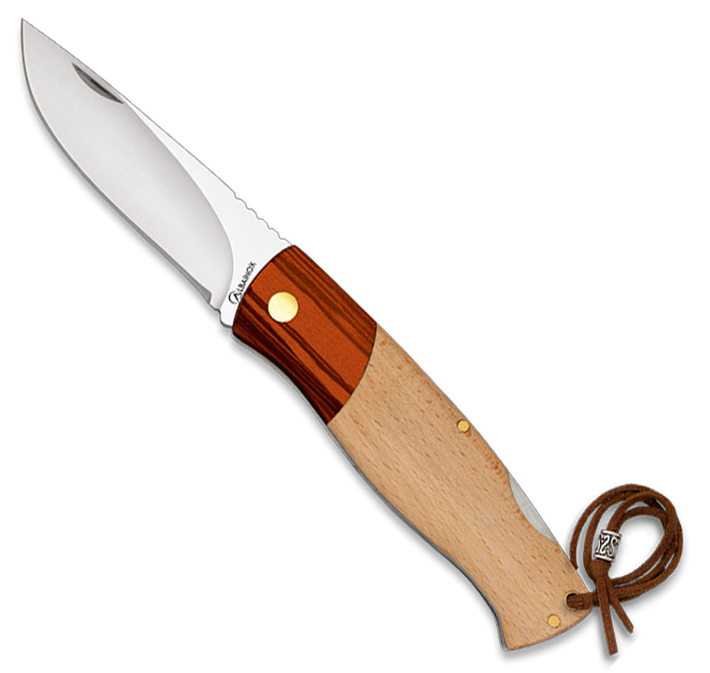 Navaja de campo Albainox mango madera doble tono