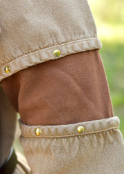 Túnica medieval beige-marrón desgastada modelo Sigval