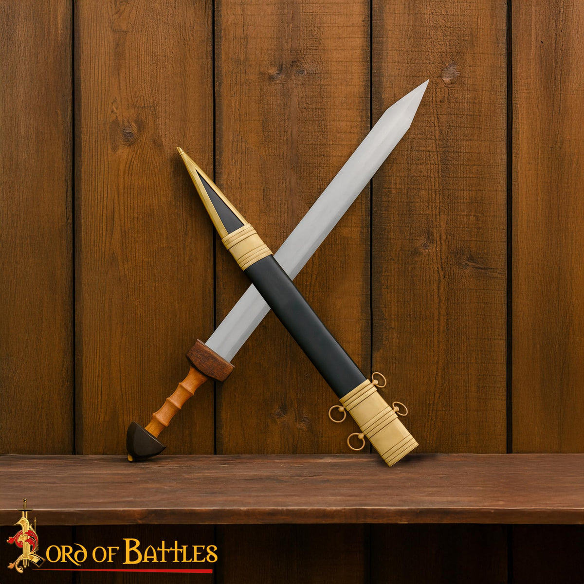 Gladius Romana de Legionario decorativa, con vaina