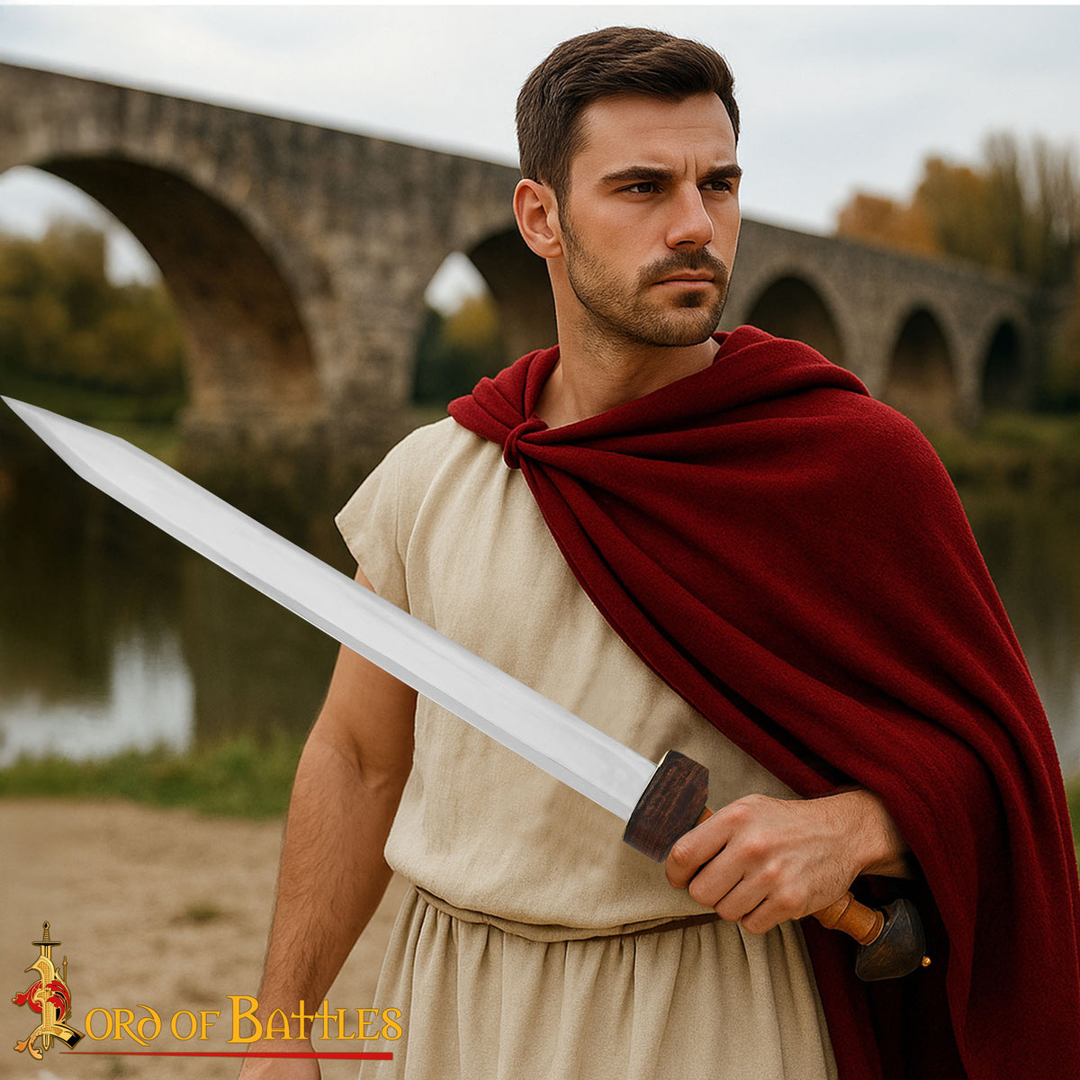 Gladius Romana de Legionario decorativa, con vaina
