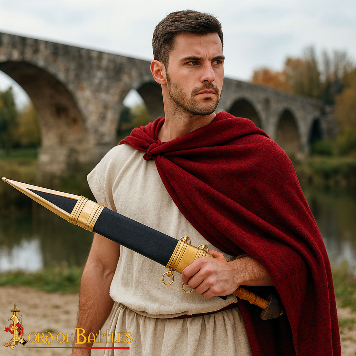 Gladius Romana de Legionario decorativa, con vaina