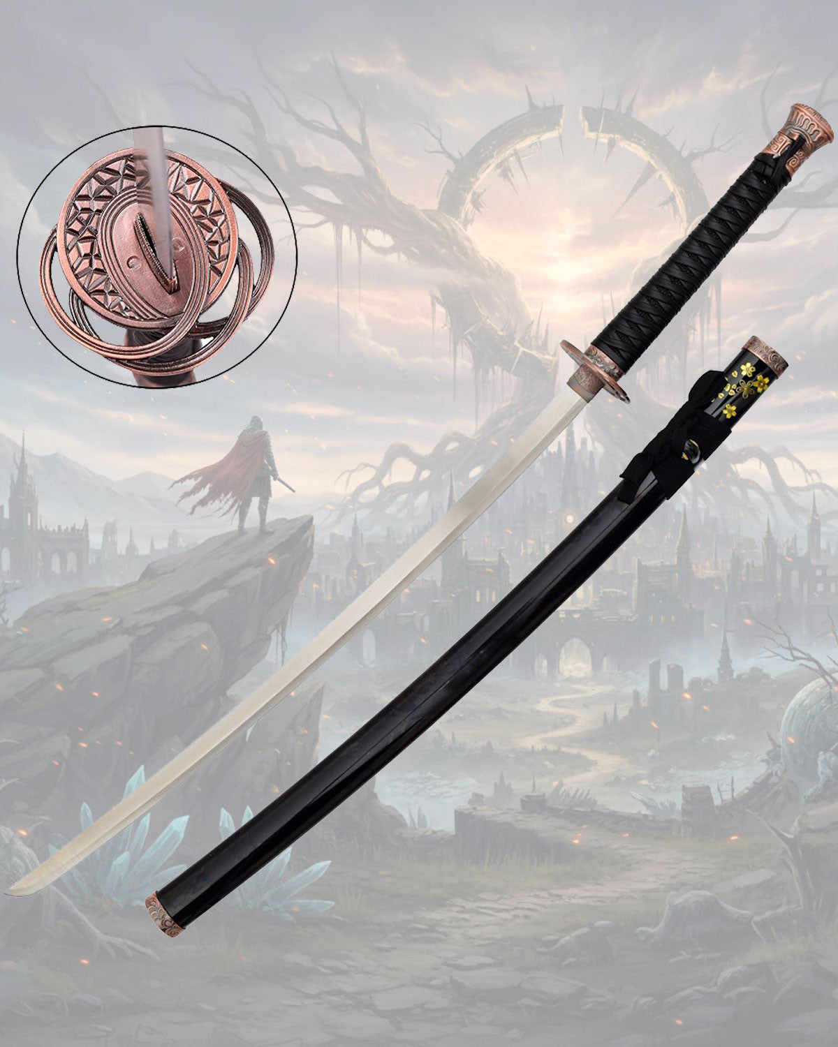 Katana ornamental Moonveil de Elden Ring, Réplica no oficial