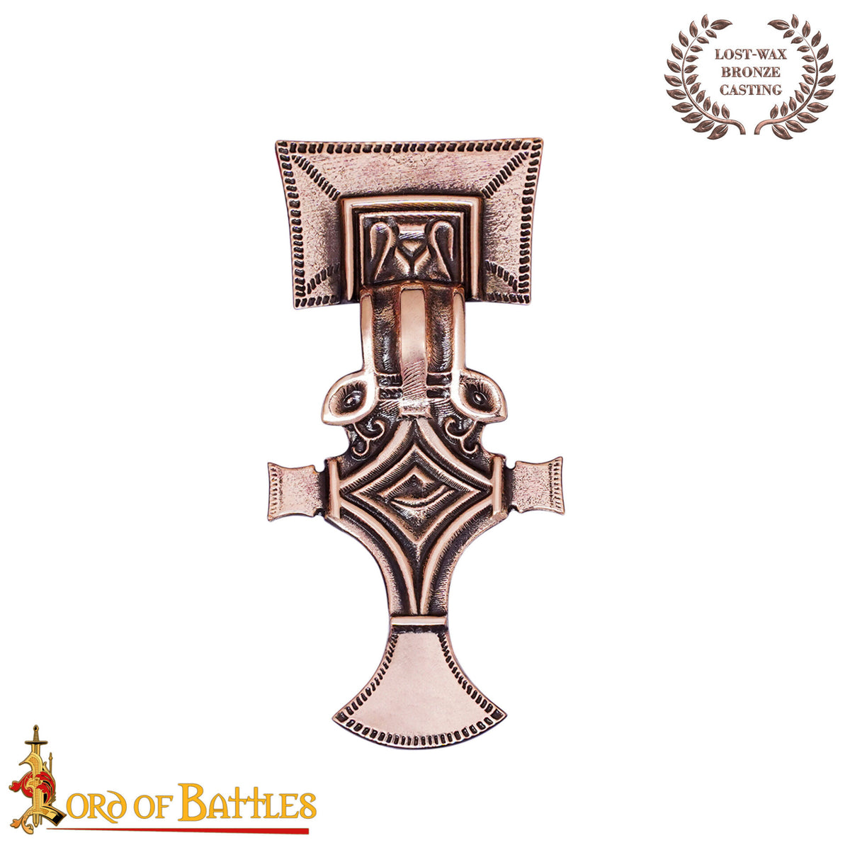 Broche Lombardo Bronce Siglo VI Fundición Cera