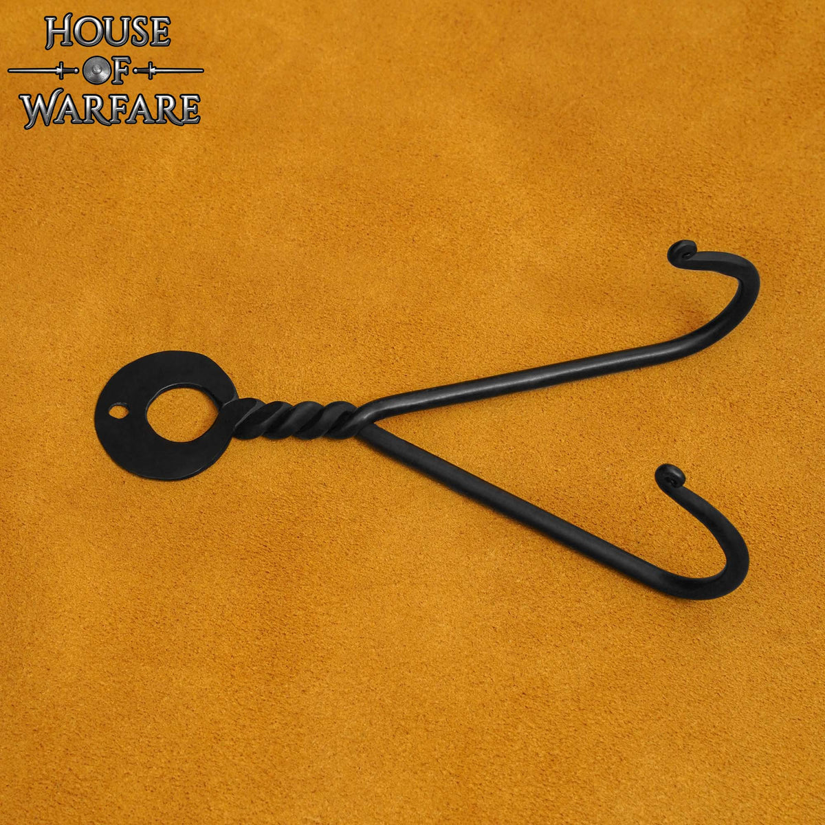 Colgador de pared para espadas en hierro forjado