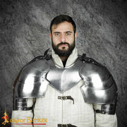 Hombreras medievales para cosplay y recreación