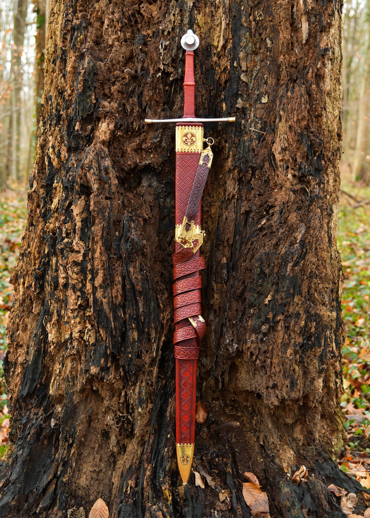 Espada Medieval Dos Manos Lobo Passau (siglo XIV)