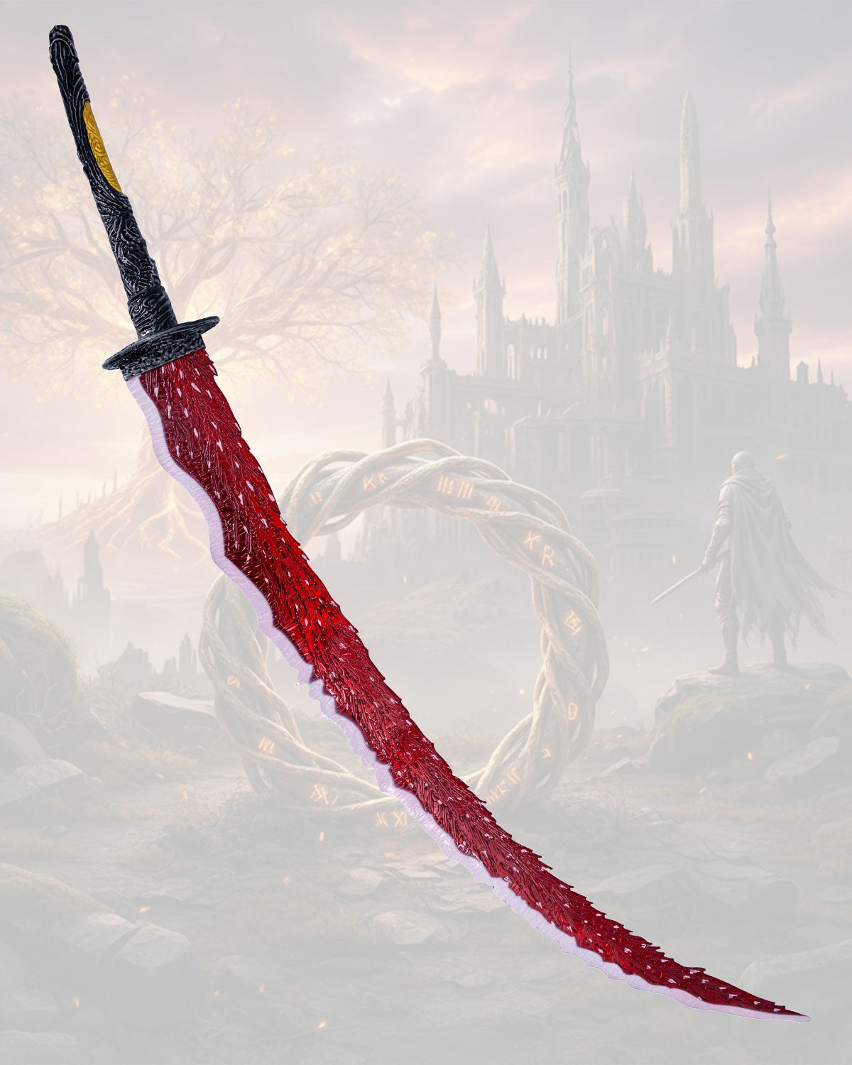 Espada Dragon Hunter great Katana de Elden Ring, réplica No oficial