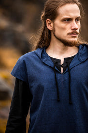 Túnica medieval de arquero modelo Arais, azul