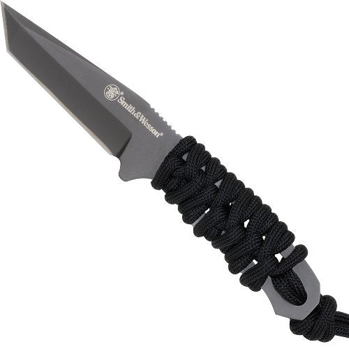 Cuchillo botero Smith and Wesson, empuñadura encordada