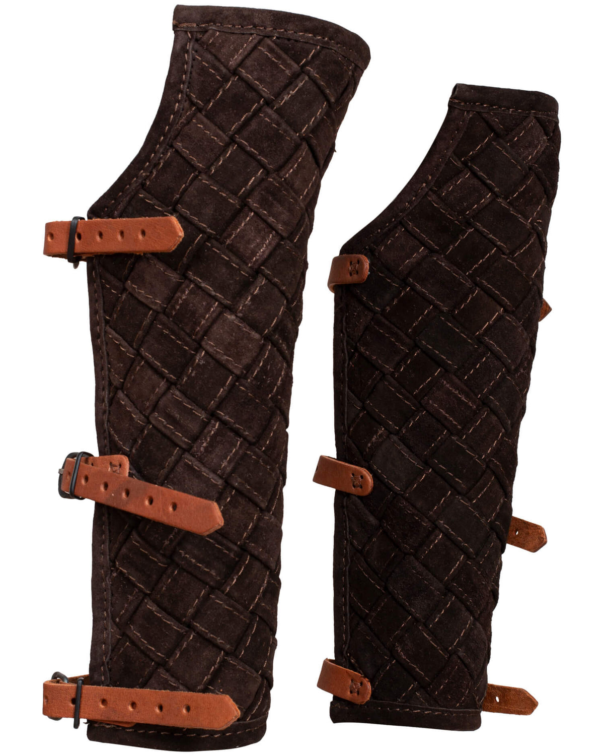 Grebas vikingas en piel modelo Sigurd, color marrón