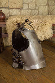 Coraza medieval en acero pulido, modelo Vigor