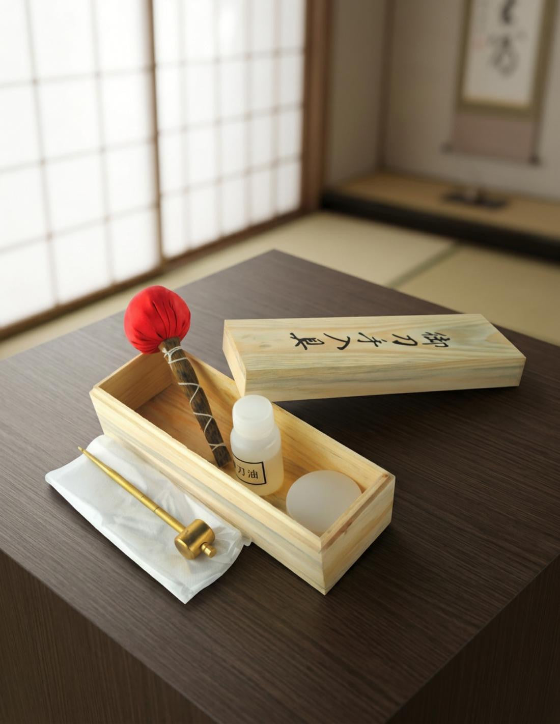 Kit de limpieza de katanas