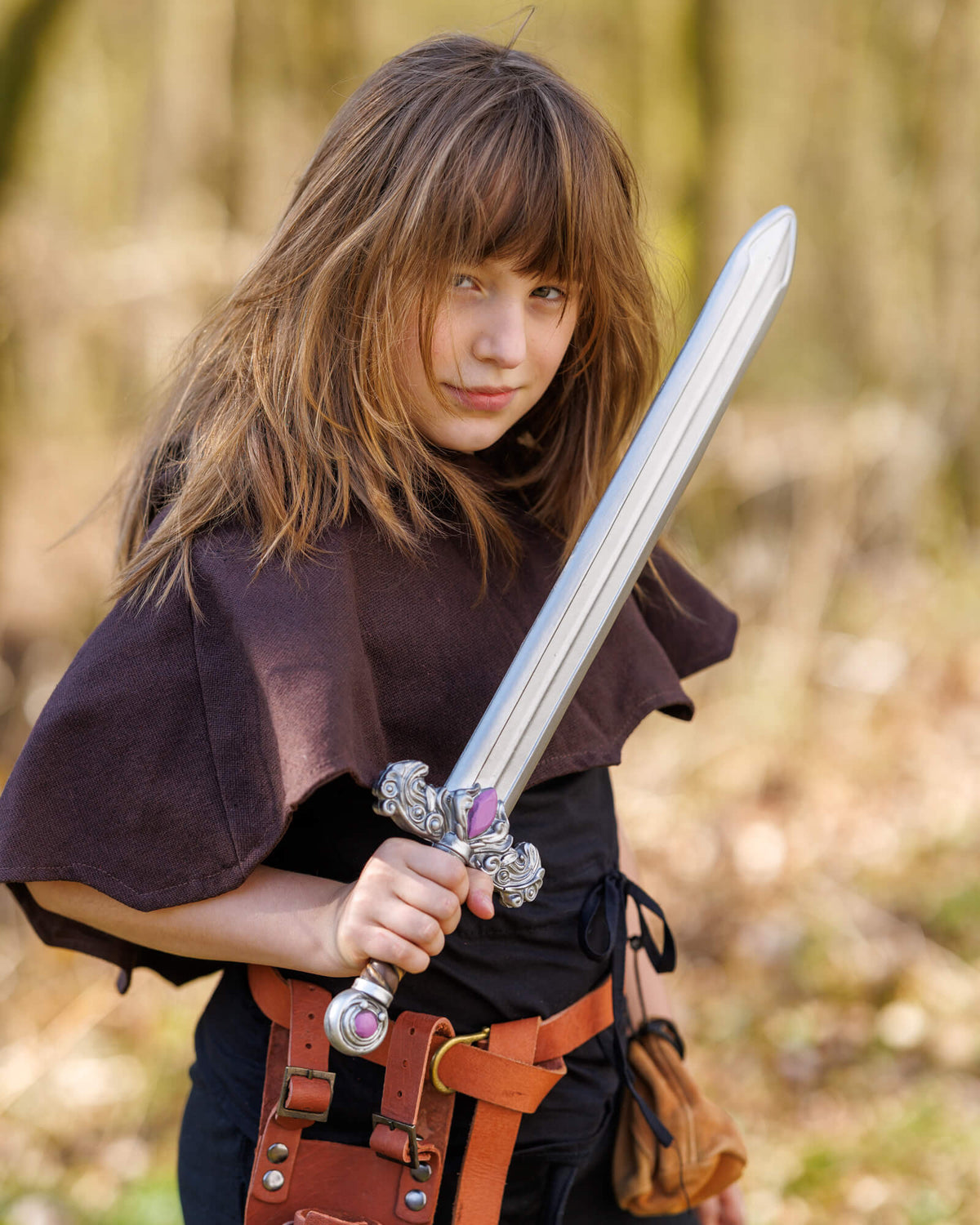 Espada medieval LARP para niños, modelo Isadora