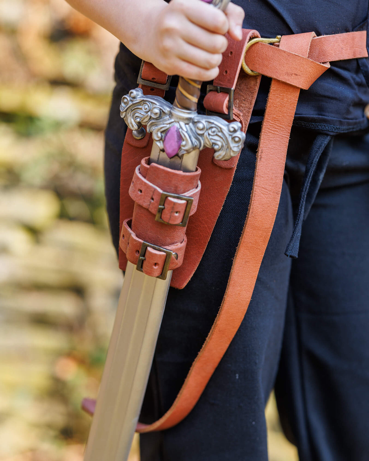 Espada medieval LARP para niños, modelo Isadora