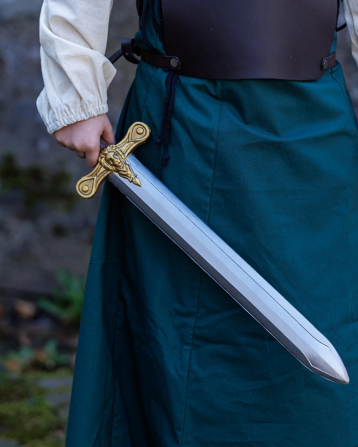 Espada medieval LARP para niños, modelo Asvaran