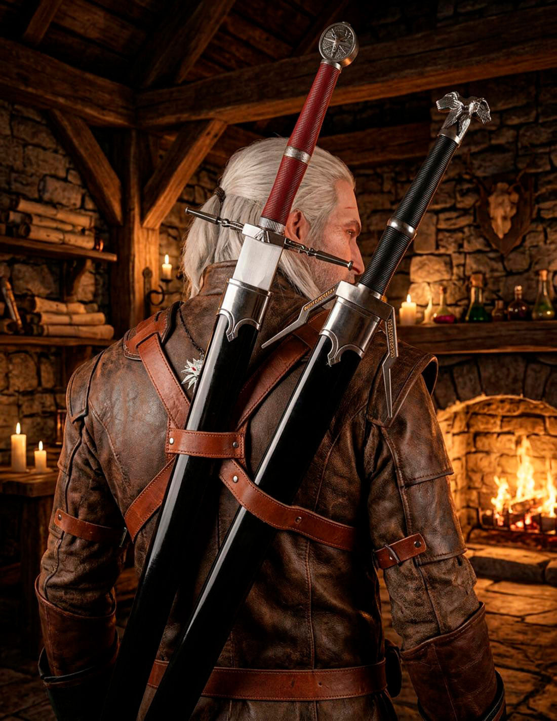 Pack Cazador de Monstruos: Espadas bambú de Geralt de Rivia, The Witcher III