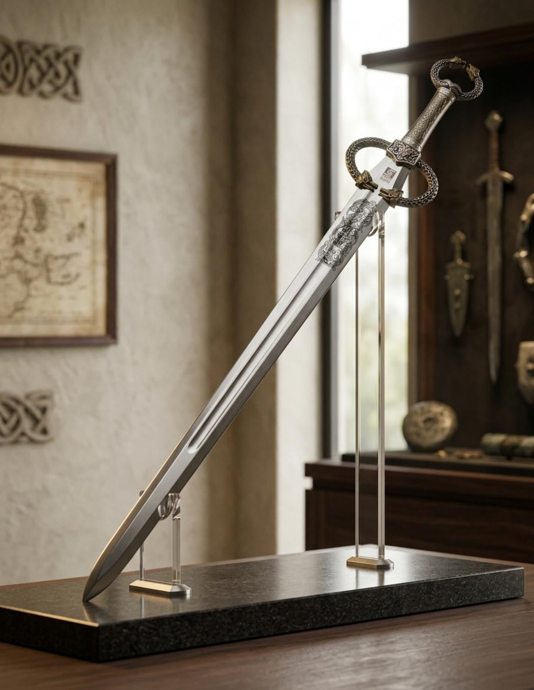 Espada Celta de Antenas, 99 cms.