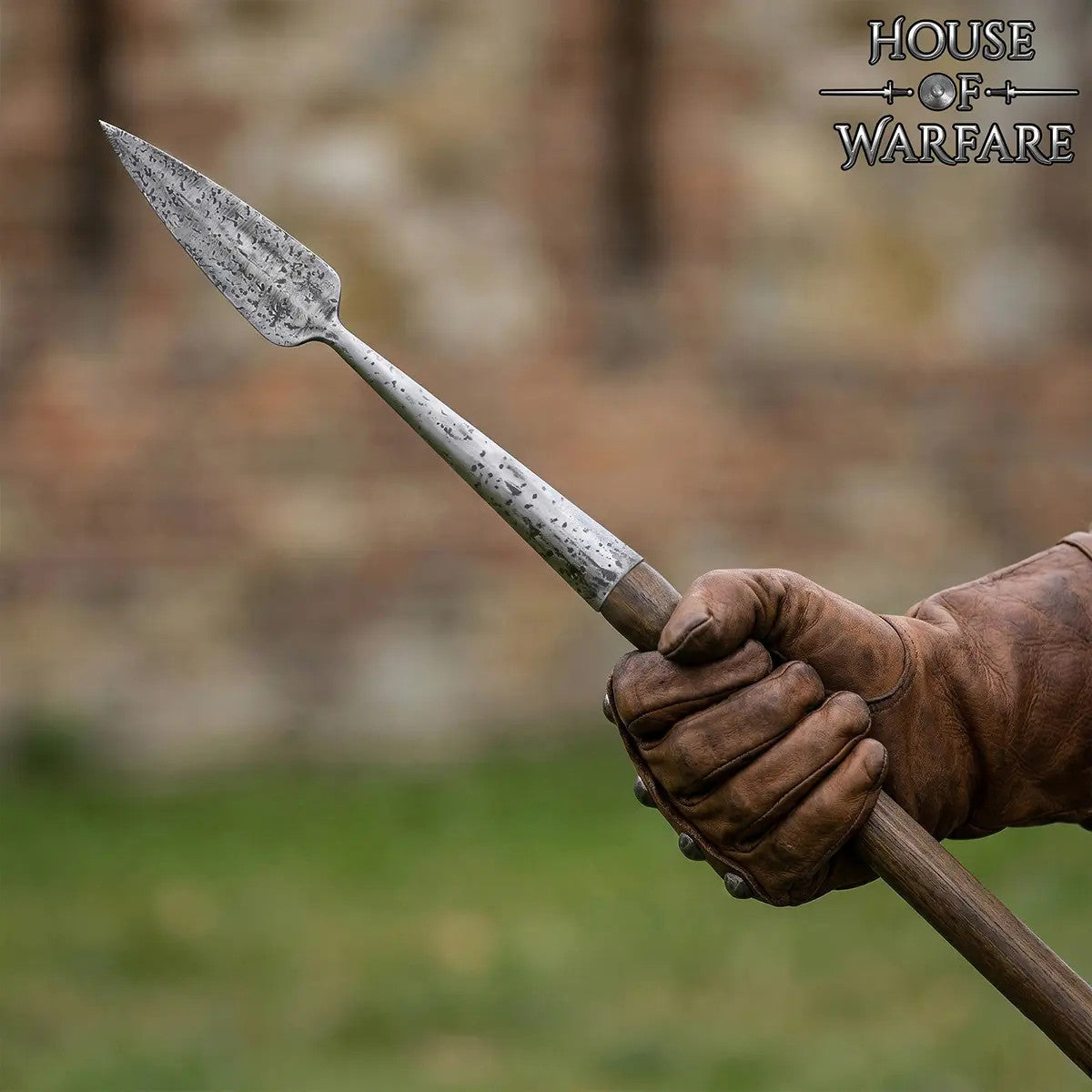 Punta de Lanza Medieval Forjada a Mano