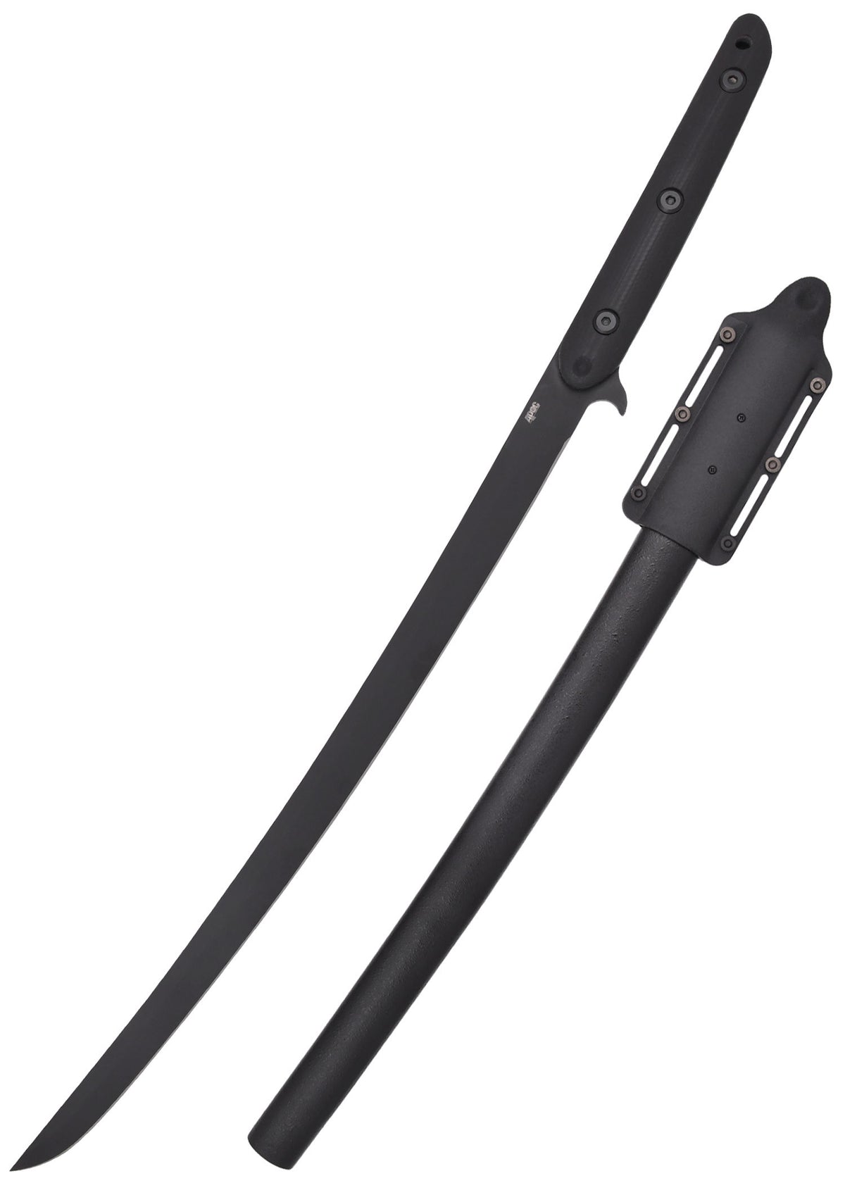 Wakizashi afilado Apoc Atrim Survival, con funda