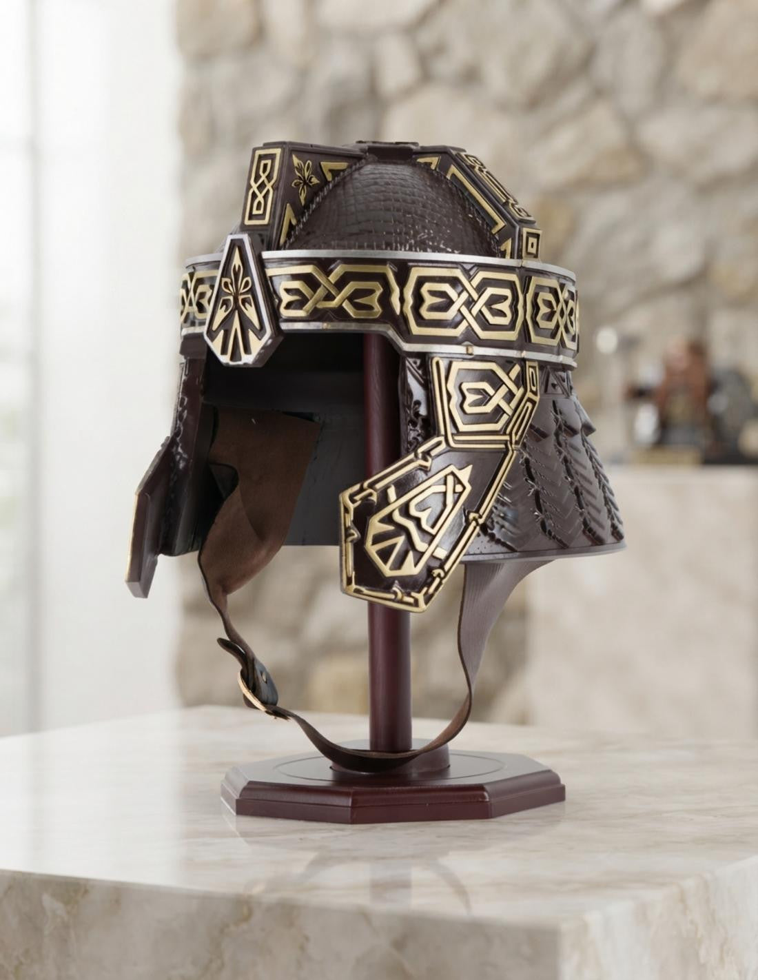 Casco decorativo no oficial de Gimli - El señor de los Anillos _IA