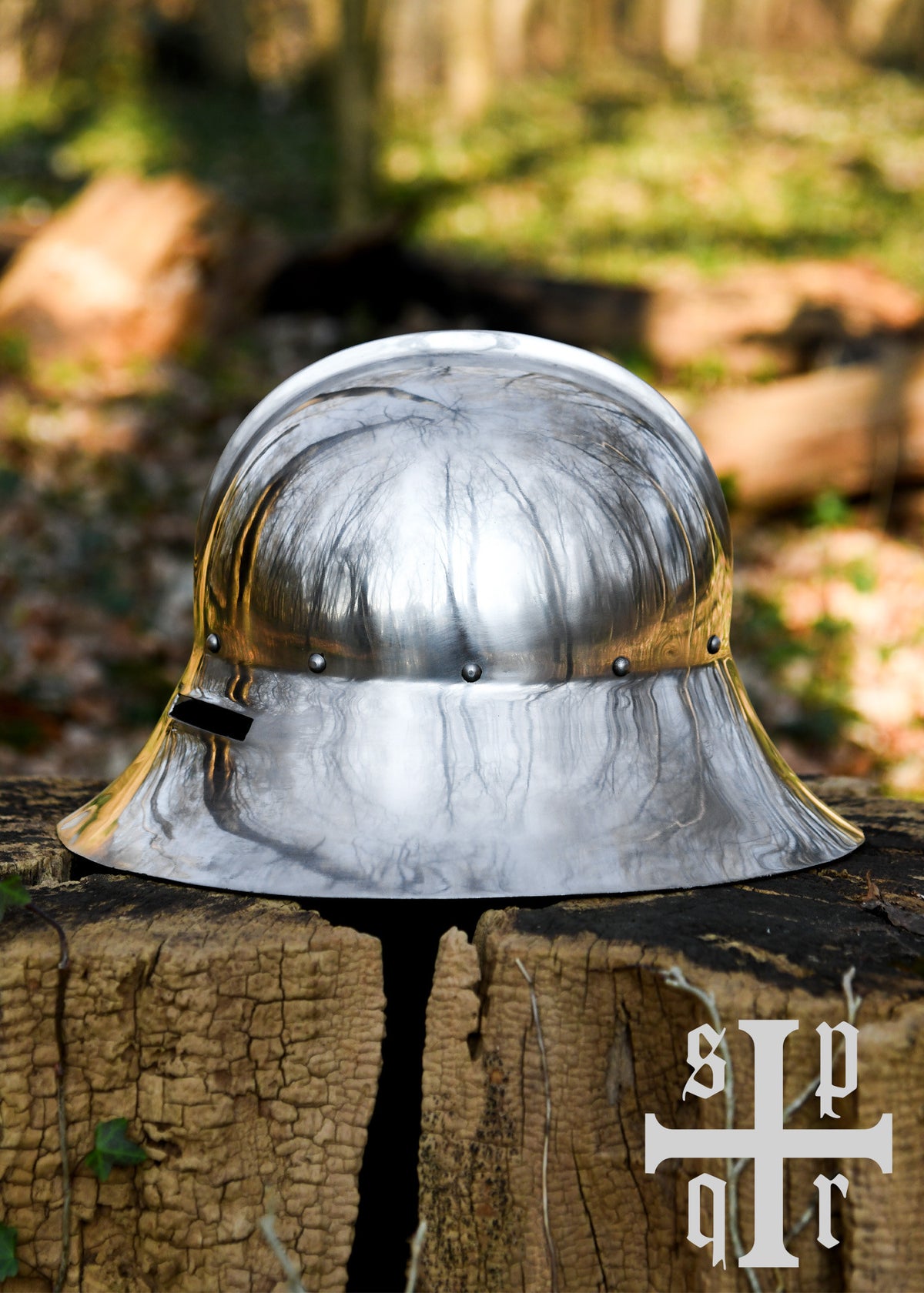 Casco medieval Kettle modelo Kappalin