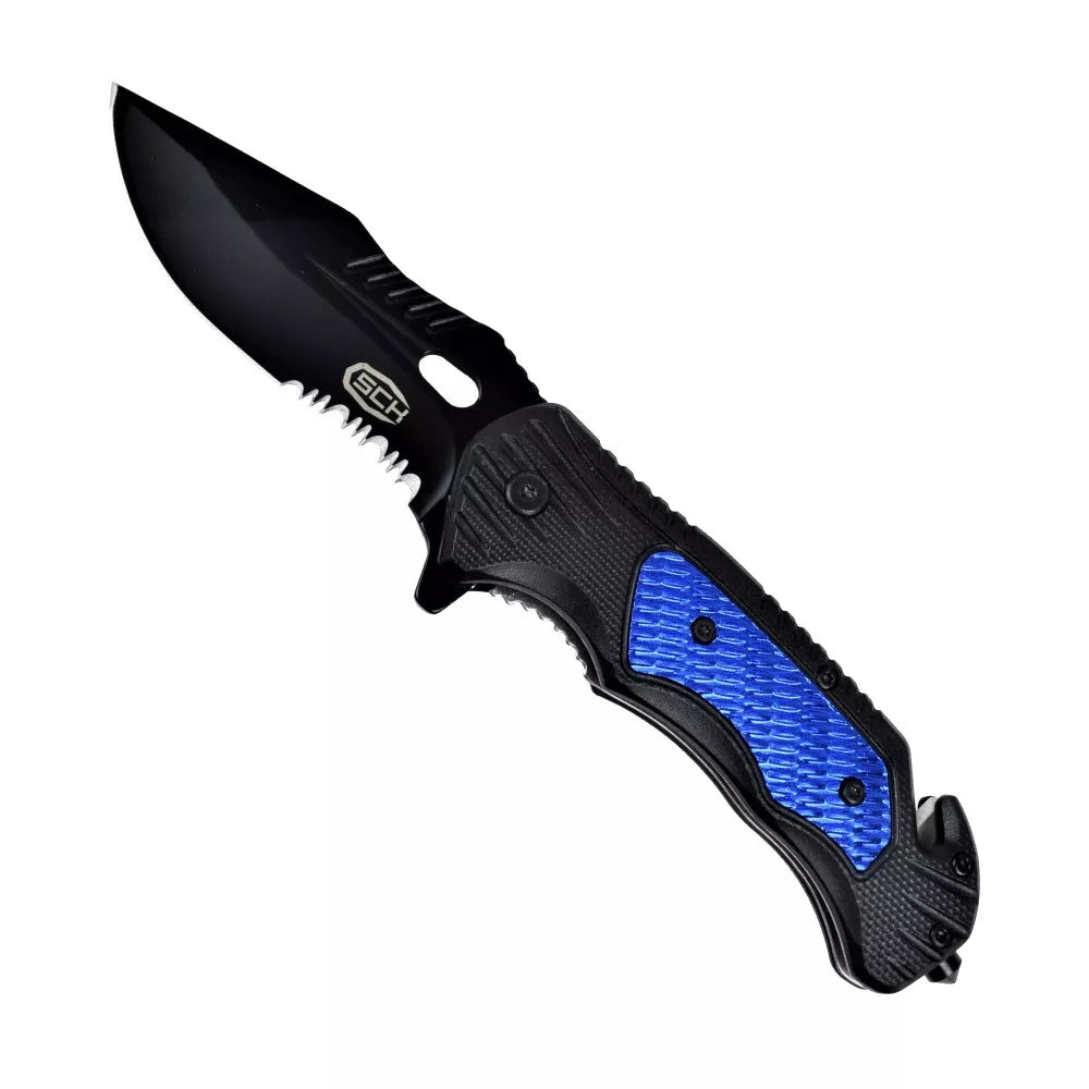 Navaja de rescate apertura asistida (largo 21,7 cm.)
