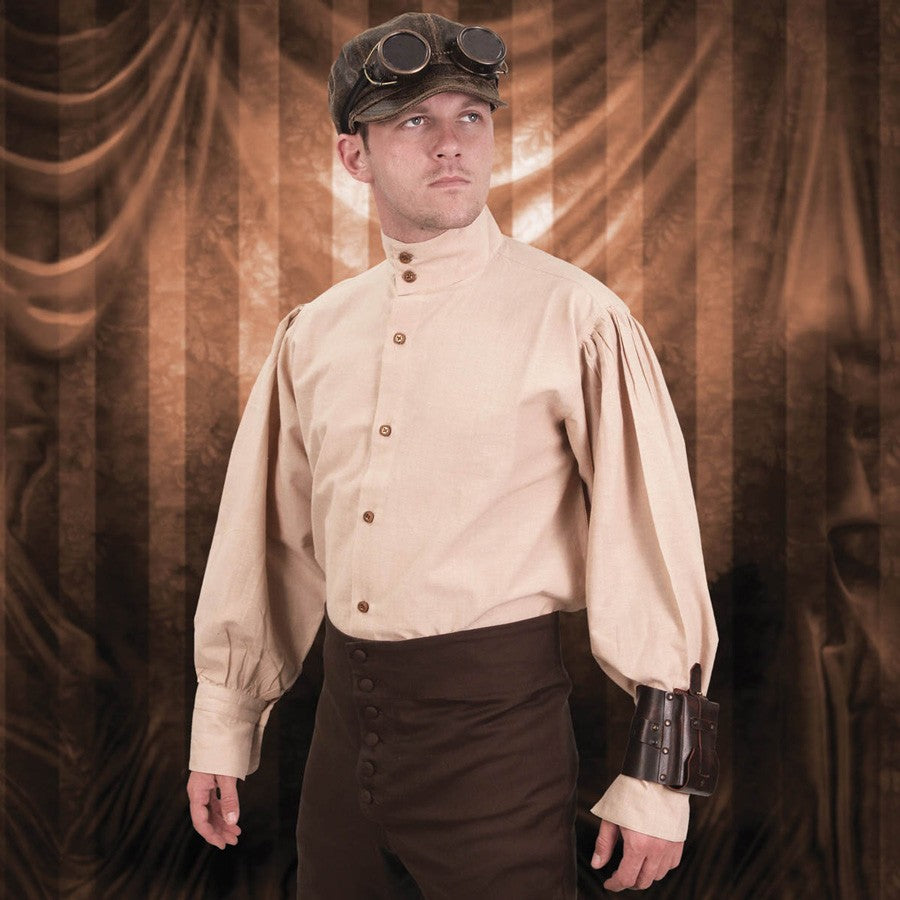 Camisa Ingeniero SteamPunk, algodón