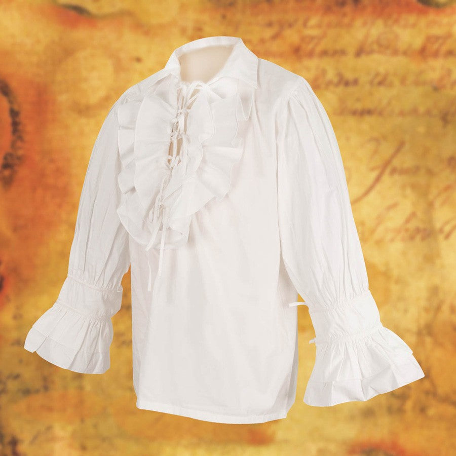 Camisa de pirata ancha con cordones