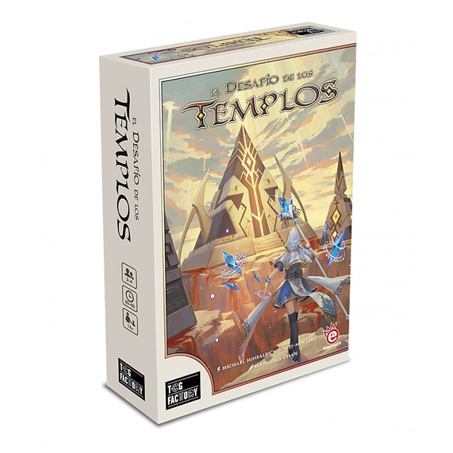 Juego de mesa El Desafío de los Templos, en Español