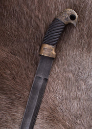 Sable Shashka envejecido, con bayoneta