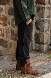 Pantalones medievales Dirk, color negro