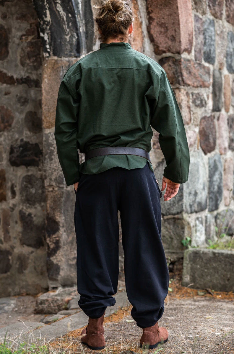 Pantalones medievales Dirk, color negro