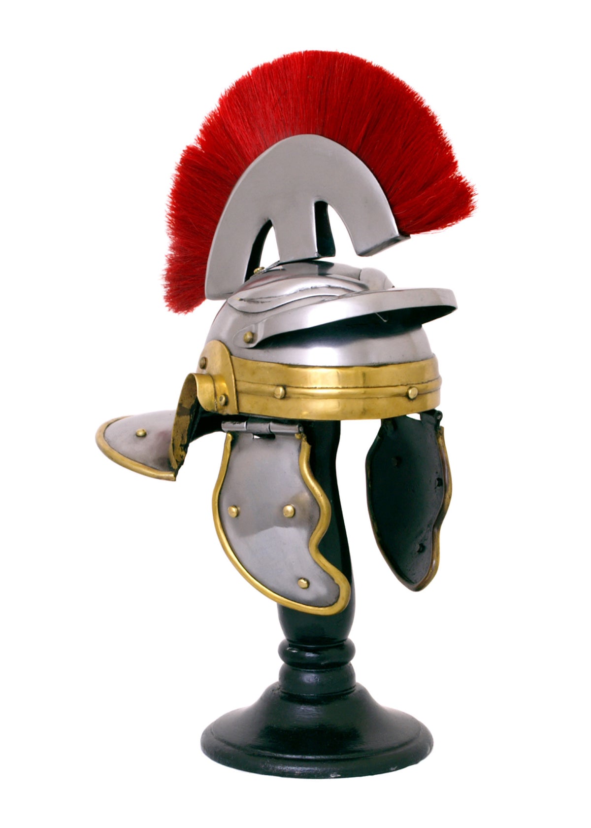 Miniatura casco de centurión Romano con penacho (20 cm.)