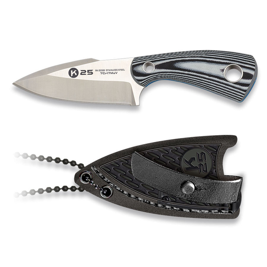 Cuchillo colgante Botero K25 CNC con funda