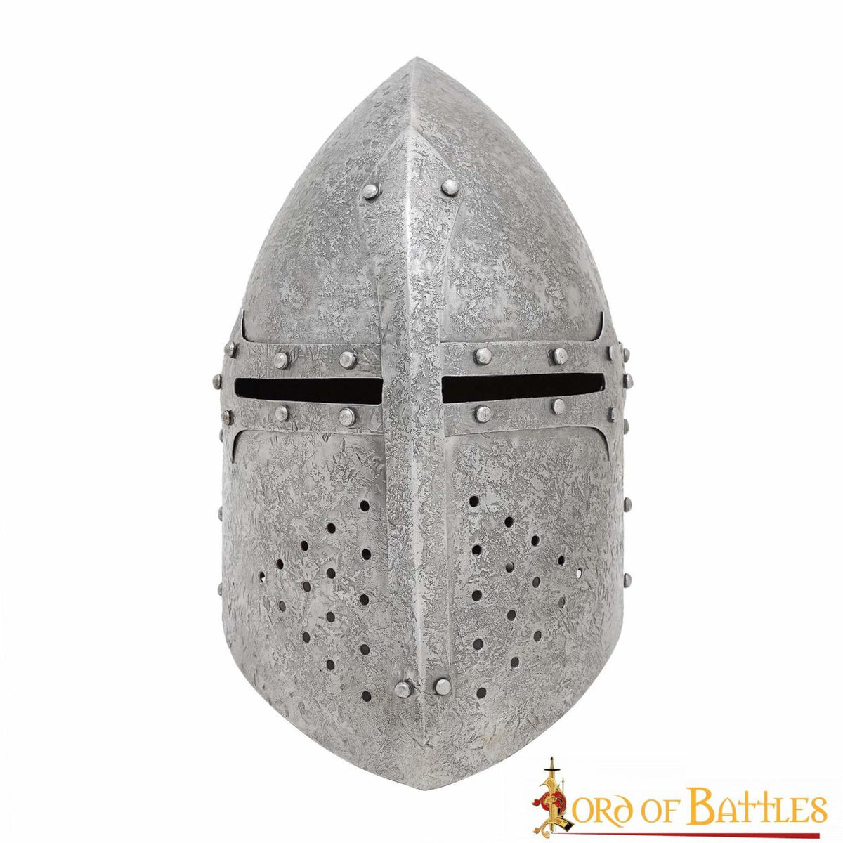 Casco medieval cónico SugarLoaf, siglo XIV