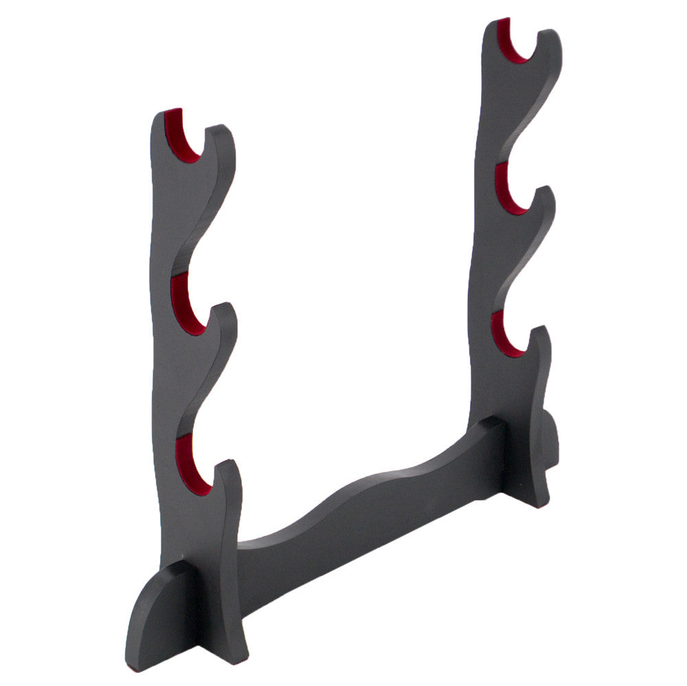 Soporte de sobremesa para 3 katanas