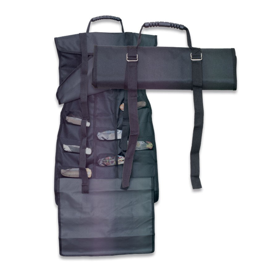 Bolsa, tipo manta, para transportar navajas y cuchillos