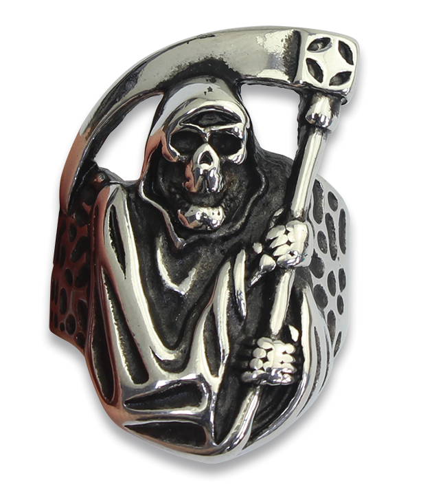 Anillo en acero de la muerte Scythe Death
