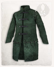 Gambesón medieval en ante modelo Arthur, verde