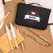 Set de barbacoa personalizado con tu nombre