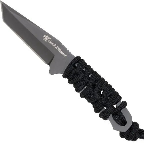 Cuchillo botero Smith and Wesson, empuñadura encordada