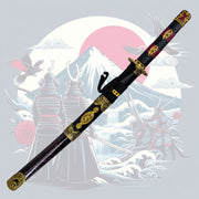 Wakizashi decorativo tsuba Flor de Cerezo