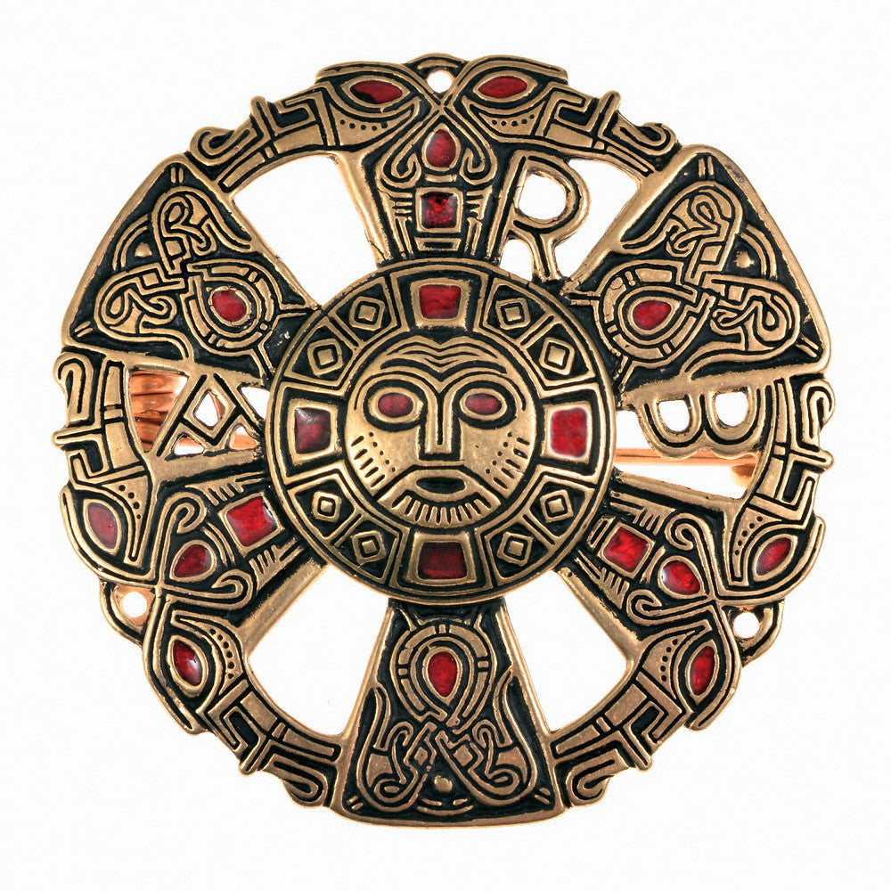 Broche medieval bronce de Limons, Francia