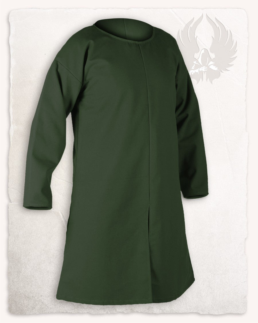 Túnica medieval algodón modelo Gadaric, color verde