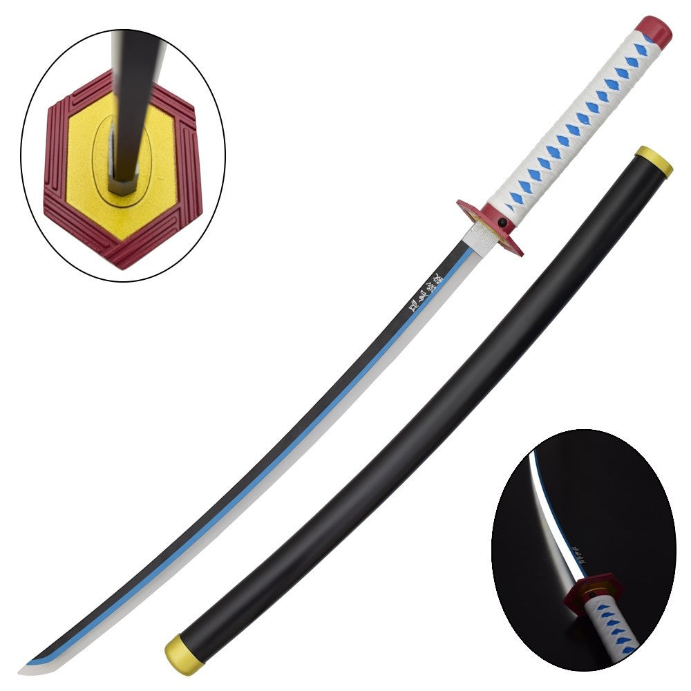 Katana decorativa LED Giyu Tomioka - Demon Slayer