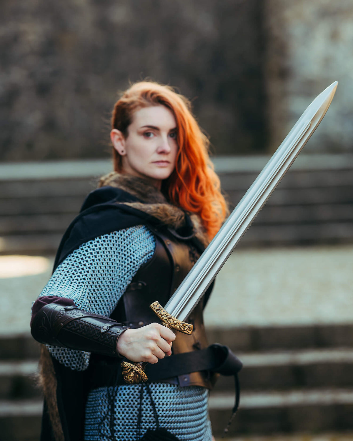 Espada medieval modelo Huskarl para LARP