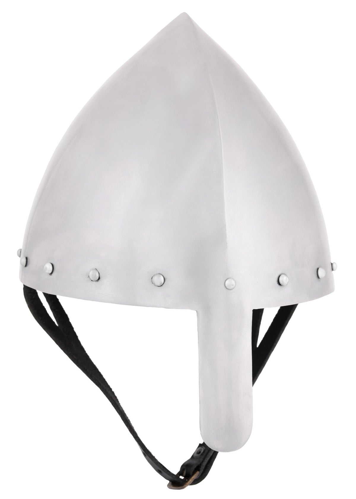 Casco cónico Olmutz nasal soldado, acero de 2 mm